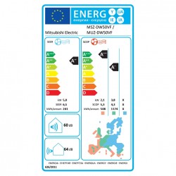 Κλιματιστικό Mitsubishi Electric MSZ-DW50VF/MUZ-DW50VF Inverter WiFi 18000 BTU A++