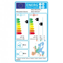 Κλιματιστικό Mitsubishi Electric MSZ-HR71VFK/MUZ-HR71VF Inverter WiFi 24000 BTU A++