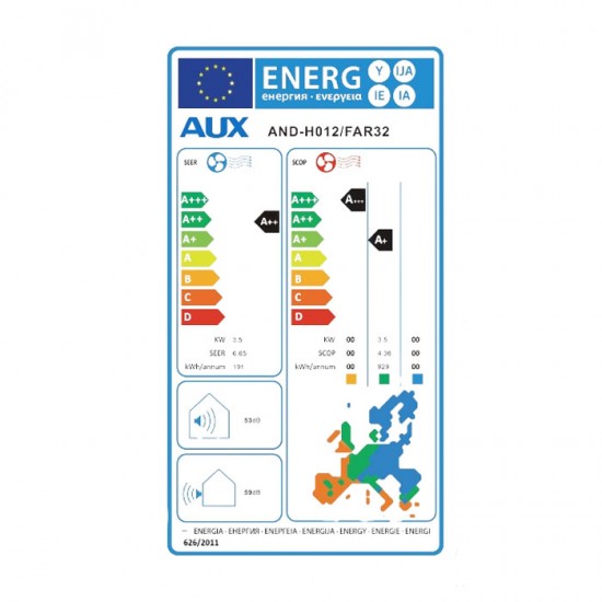 Κλιματιστικό ANDE BASIC+ AND-H12/FA+R32 12000 BTU