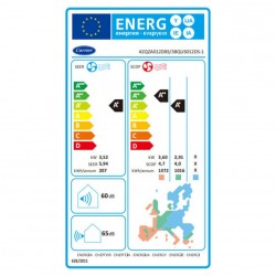 Κλιματιστικό Δαπέδου Carrier 42QZY012D8S/38QUS012D8S-1 Inverter 12 000 BTU 1Φ