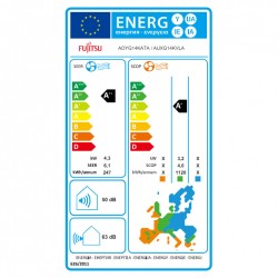 Κλιματιστικό Κασέτα Fujitsu Eco AUXG14KVLA/AOEG14KATA (UTG-UFYF-W) Inverter