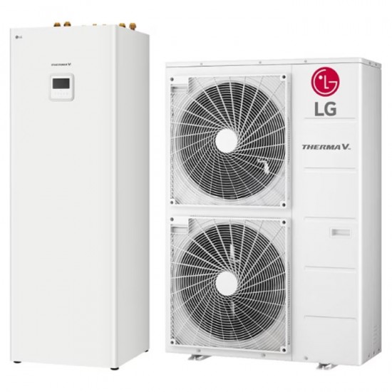 Αντλία Θερμότητας LG THERMA V R32 HN1616Y.NB1 / HU141MRB.U30 14kw Μεσαίων θερμοκρασιών (1ph) (Hydrosplit IWT)