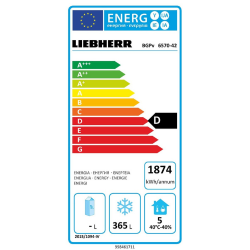 Επαγγελματικός Καταψύκτης Liebherr BGPv 6570 ProfiLine για την αρτοποιία με ψύξη ανακυκλούμενου αέρα