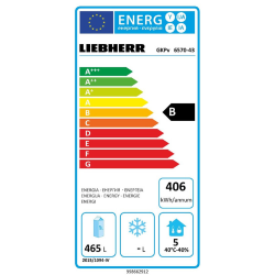 Επαγγελματικό Ψυγείο Liebherr GKPv 6570 ProfiLine με ψύξη ανακυκλούμενου αέρα
