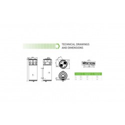 Αντλία Θερμότητας Tesy AquaThermica Compact HPWH 3.2 WH 100 U01 (305766) - επιτοίχια ζεστού νερού χρήσης