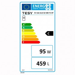 Boiler Εμαγιέ Tesy EV 2x6/2x13 S2 500 75 HP (305249) με 2 διπλούς εναλλάκτες θερμότητας