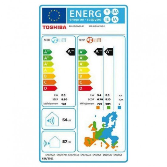 Κλιματιστικό Toshiba Haori RAS-B10N4KVRG-E1/RAS-10J2AVSG-E1 Inverter